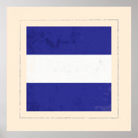 Signalflagge "J" für den optischen Buchstaben