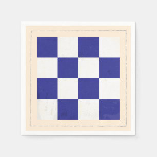 Signalflagge "N" für den Buchstaben Serviette