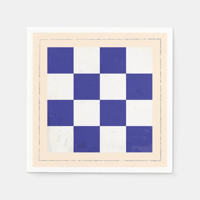 Signalflagge "N" für den Buchstaben Serviette (Vorderseite)