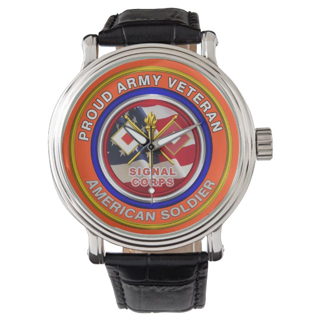 Signalkorps Veteran Armbanduhr (Vorderseite)