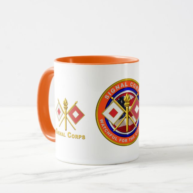 Signalkorps Veteran  Tasse (Vorderseite Links)