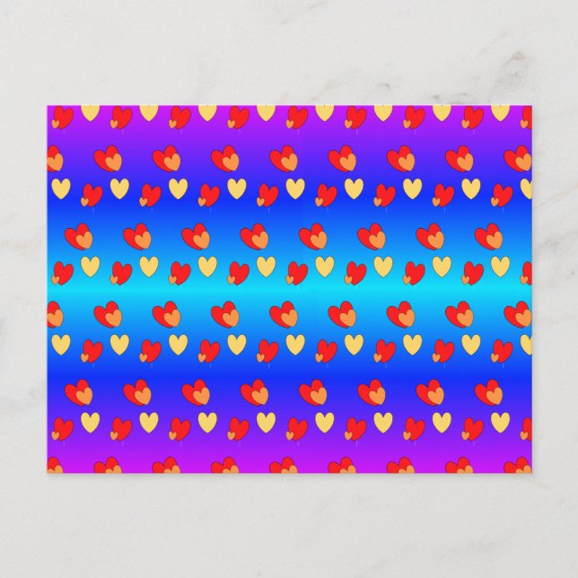 Signaltonmuster DIY Postkarte (Vorderseite)
