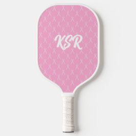 Signatur der Brustkrebserkrankung Pickleball Schläger