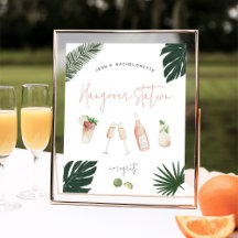 Signatur der Hangover-Station für tropischen Jungg