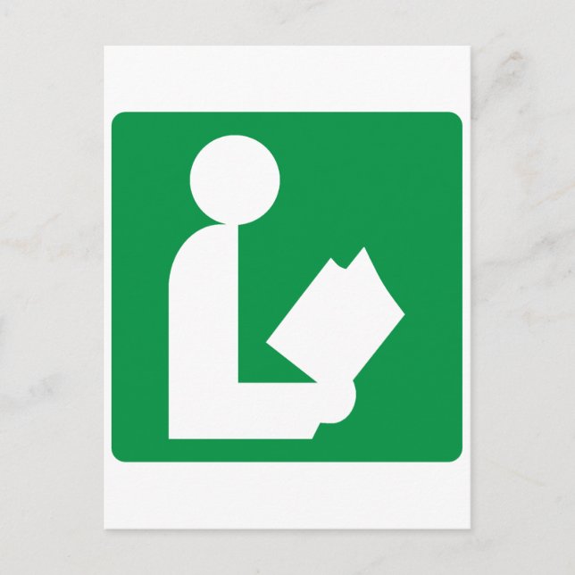Signatur der Library Highway Postkarte (Vorderseite)