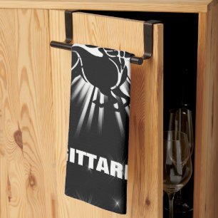 Signatur des Schützen Geschirrtuch