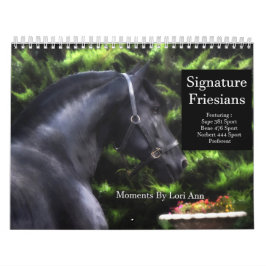 Signatur-Friesische Stallionen Kalender