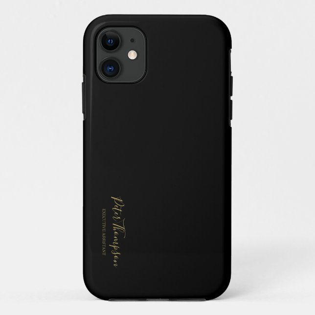 Signatur für Business Script Case-Mate iPhone Hülle (Rückseite)