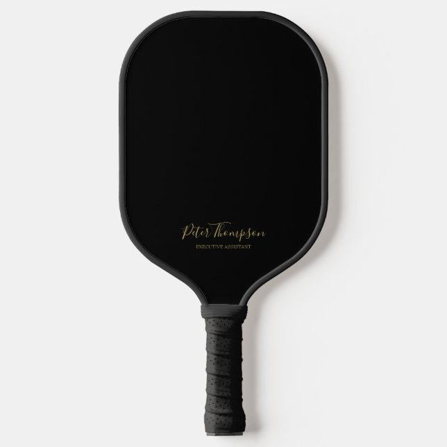 Signatur für Business Script Pickleball Schläger (Vorderseite)