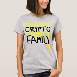 Signatur für Funky Crypto Family Energy Power T-Shirt