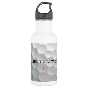 Signatur-Serie 1 personalisierte Golfball-Geschenk Edelstahlflasche