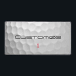 Signatur-Serie 1 personalisierte Golfball-Geschenk Schreibtischunterlage<br><div class="desc">Das ultimative Golfer-Geschenk gesucht? FORE!</div>