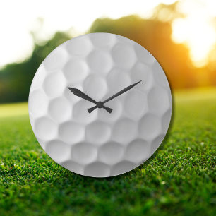 Signatur-Serie Golfball-Geschenke Große Wanduhr