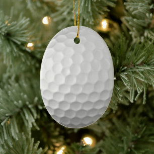 Signatur-Serie Golfball-Geschenke Keramik Ornament