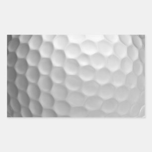 Signatur-Serie Golfball-Geschenke Rechteckiger Aufkleber