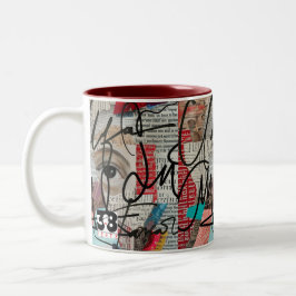 Signatur Zweifarbige Tasse