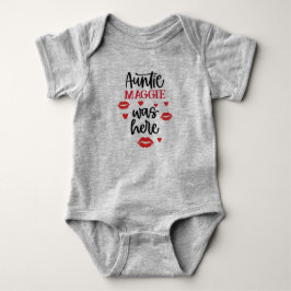Signature Auntie Liebe und Kisses Baby Bodysuit Strampler