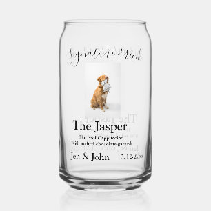 Signature boisson ajouter l'animal photo nom date