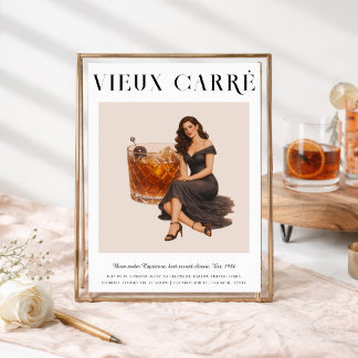 Signature Cocktail | Capricorn Zodiac Birthday Einladung