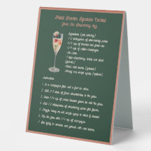 Signature Cocktail Green Tee Strawberry Fizz