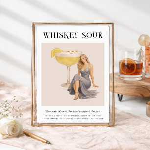 Signature-Cocktail   Wassermann-Sternzeichen-Gebur Einladung