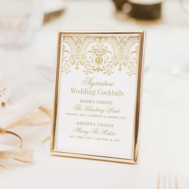 Signature Cocktails Elegante Hochzeit von Gold Vin (Von Creator hochgeladen)
