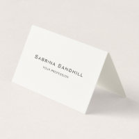Signature Cream Elegant Schlicht Einfach Minimalis