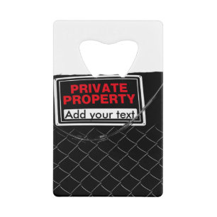 Signature de propriété privée - personnalisable