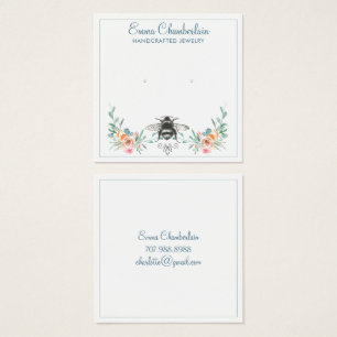 Signature de script Personnalisé Bee Floral