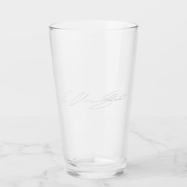 Signature-Glas-Cup Glas (Vorderseite)