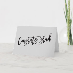 Signature-Kalligrafie-Glückwunsch-Graduate-Karte Karte