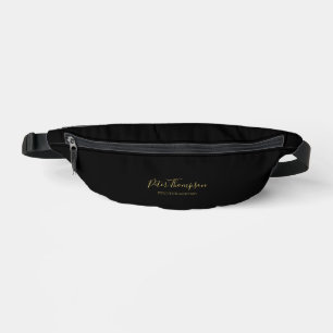 Signature-Merkkarte für Business Script Bauchtasche