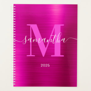 Signature métallique rose chaud Monogramme 2025