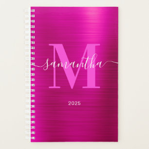 Signature métallique rose chaud Monogramme 2025