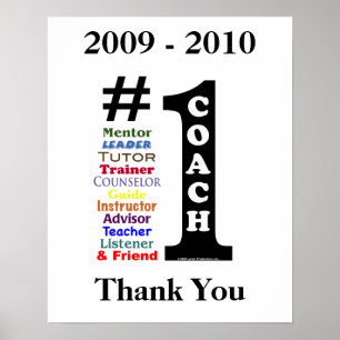 Signature Poster for #1 Coach