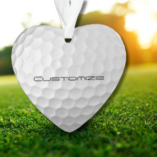 Signature Series Personalisierte Golfball-Geschenk Ornament