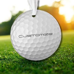 Signature Series Personalisierte Golfball-Geschenk Ornament