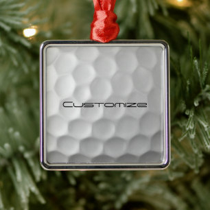 Signature Series Personalisierte Golfball-Geschenk Ornament Aus Metall