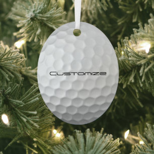 Signature Series Personalisierte Golfball-Geschenk Ornament Aus Metall