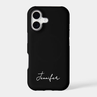 Signature-Skript für Minimalistischen Schwarzen In