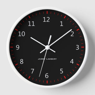 Signature Wall Clock 3 Uhr