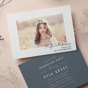 Signaturrahmen   Foto Graduation Party Einladung