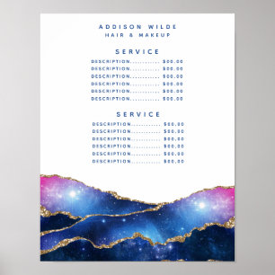 Signaturschrift Agate Galaxy Service Preis Poster