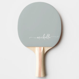 Signaturskript für grünen Individuelle Name im Sag Tischtennis Schläger