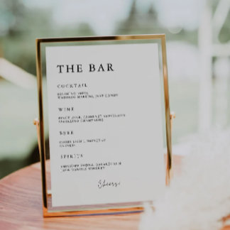 Signaturvorlage für das Menü Hochzeitmenü, Einladung