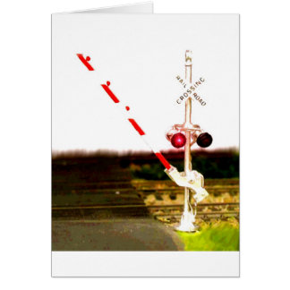 Signaux De Passage À Niveau Et Traces Ferroviaires