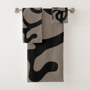 Signaux éloignés : Noir Abstrait et gris
