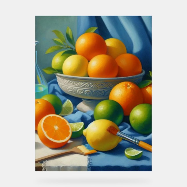 Signe Acrylique Premium Personnalisé - Élégant Per (Recto)