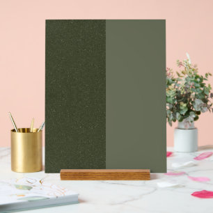Signe Acrylique Verte Moss Split - Personnalisable