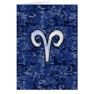Signe Aries Zodiac sur la déco photo numérique ble